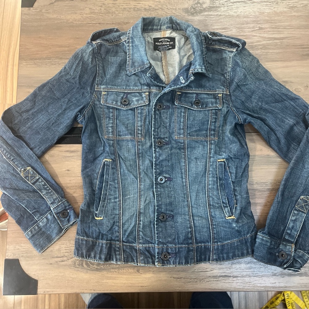 POLO JEANS CO RALPH LAUREN BLUE DENIM WOMEN’S JACKET SZ S